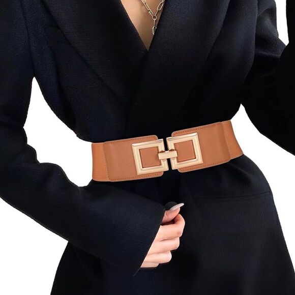 Wide Fashion Belt Elastic Band - Picture 1 of 5